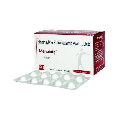 ETHAMSYLATE 250 MG & TRANEXAMIC ACID 250 MG (ALU ALU) (MENOLATE)